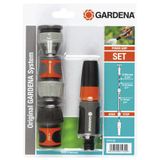 Gardena Basisuitrusting, set pour le raccordement de tuyau et robinet