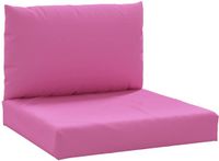 vidaXL Palletkussens - Set van 2 - Roze