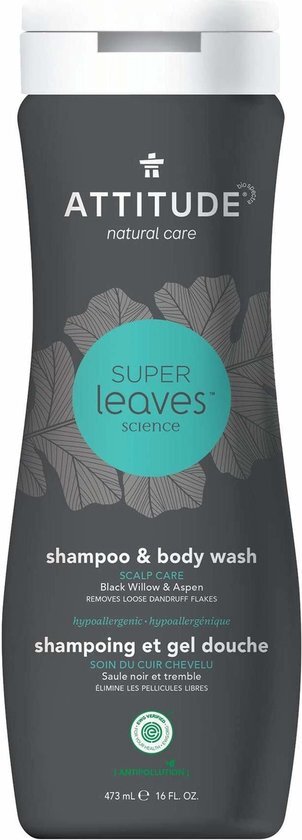 Attitude Super Leaves Men 2-in-1 Shampoo &amp; Body Wash - Scalp