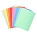 Exacompta - ref. 330100E - Set van 10 stevige pastelkleurige dossiermappen SUPER - 210 g/m² - PEFC™ gecertificeerd - A4 - 10 kleuren