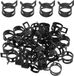 Sans marque Collier à ressort - 32 pièces pour 14-15,5 mm OD - 0,5 "(13 mm) ID - Acier au manganèse - clip à ressort pour tuyau de conduite de carburant - tube de tuyau d'air de vide en silicone - Noir