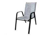 FORNOR Grijze fauteuil 54 x 65 x 90 cm