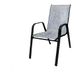FORNOR Grijze fauteuil 54 x 65 x 90 cm
