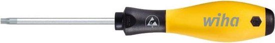 Wiha 362ESD010080 Screwdriver SoftFinish ESD TORX® T10 x 80 mm - 27144
