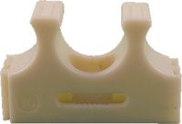Mepac MEPA Kabelbuisklem KB2, Kunststof, Crème, 19mm Buisdiameter, Koppelbaar