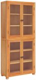 vidaXL Opslagmeubelset Naturel 80 x 35 x 185 cm