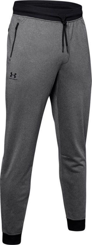 Under Armour Sportstyle Tricot Jogger Sportbroek - Heren - Carbon Heather