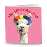 Maturi Je bent Llamazing Grappige Verjaardag Groeten Kaart - Blank Inside