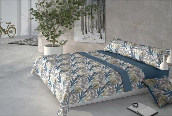 Pierre Cardin CORALINA LILI Bedding Set - Blue - 135 Bed