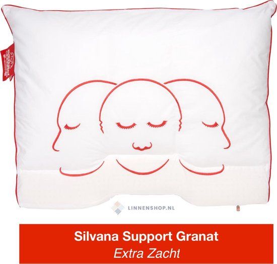 Silvana Support Grenat Hoofdkussen - 60x70 cm - Wit