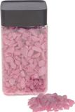 Merkloos Decoratie/hobby stenen/steentjes - roze - 600 gram - vulling materiaal - Knutselen - 5-8 mm korrels