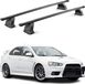 Omac Barres de toit transversales en acier pour Mitsubishi Lancer Evo 10 2008-2015