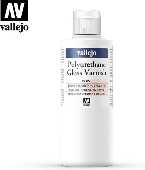 Vallejo Polyurethane Gloss Varnish - 200ml - Vallejo - VAL-27650