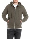 Replay Heren Sweatshirt regular fit Groen L Volwassenen