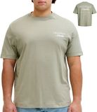 Jack & Jones Norrebro Typo Backprint Crew T-shirt Heren (plussize) - Maat 3XL