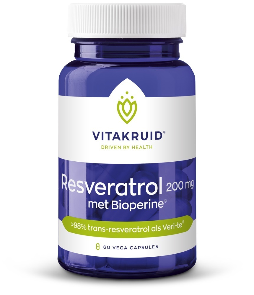 Vitakruid Resveratrol 200mg met Bioperine®