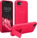 kwmobile back cover voor smartphone - geschikt voor Apple iPhone 17e / iPhone 16e - 1x beschermhoesje van kunststof - In neon roze