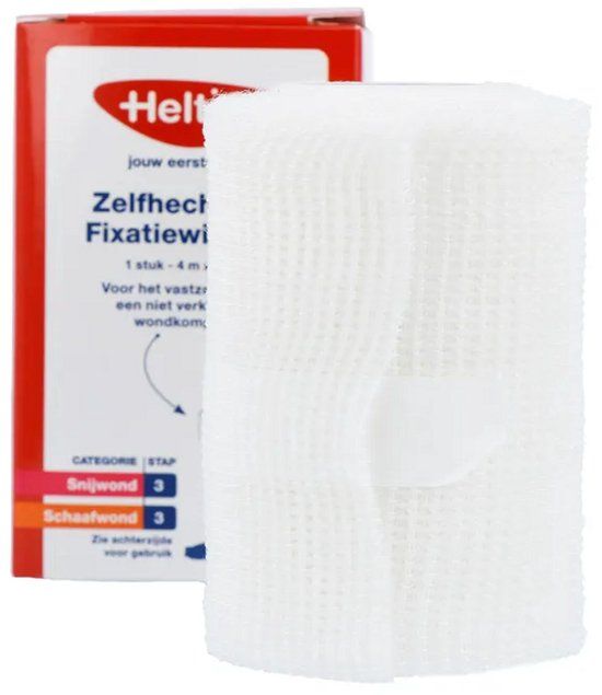 HeltiQ Zelfhechtend Windsel 4mx8cm - Wit