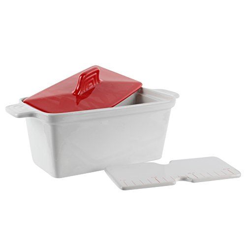 Saveur & d gustation KC23011 - Coffret Terrine Presse Foie Gras Rectangulaire Ceramique