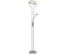 Brilliant DEMIAN - Staande leeslamp - Chroom
