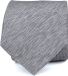 Suitable Stropdas Zijde Grijs K82-1 - Melange - Heren das