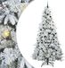vidaXL Kunstmatige Inklapbare Kerstboom met 300 LED Wit 240 cm PE en PVC