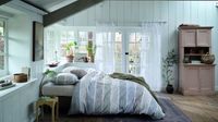 Ariadne at Home Tint dekbedovertrek Lits-Jumeaux 240 x 200/220 cm Naturel