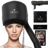 Vie Lux® Droogkap opblaasbaar Bonnet - Zwart