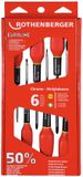 Schroevendraaierset ROTHENBERGER Schroevendraaierset EUROLINE, 2xPZ, 4xGleuf - 73571