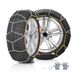 VEVOR Sneeuwkettingen Mangaan gelegeerd staal, Noodtractiebandenkettingen, Sneeuwbandenkettingen voor auto's, pick-ups, SUV's en vrachtwagens Zilver Set van 2 648/695 mm voor 195-15 235/60-15 215/70-14 205/70-15