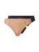 SLOGGI Slip 'ZERO Feel 2.0' brun clair / noir