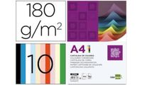 Liderpapel Karton, A4, 180 g/m², 100 stuks, 10 kleuren