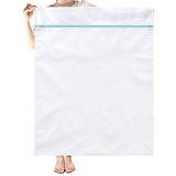OTraki Waszak van mesh met duurzame ritssluiting voor delicaten, polyester, wit, 1