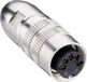 Lumberg 0322 08 Connecteur DIN Bus, droit Nombre de pôles : 8 Argent 1 pièce(s)