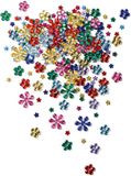 PartyXplosion Festival gezicht steentjes - multi kleur - glitter bloemetjes - strass- plakbloemetjes