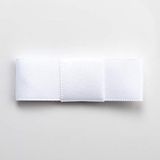 Italian Options 5cm Dior Platte Satijnen Lint Bows (Zelfklevend) - 12 Pack - Wit