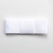 Italian Options 5cm Dior Platte Satijnen Lint Bows (Zelfklevend) - 12 Pack - Wit