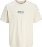 JACK&JONES JORTAVIRA POP TEE SS CREW NECK OC25 Heren T-shirt M Katoen/Polyester Antique White