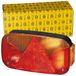 HELLA 2VP 998 232-301 Achterlicht - Gloeilamp - 12V - Geschroefd/Opbouw - Lenskleur: Wit / Rood - Stekker: Afscherming stekkercontact - rechts - Aantal: 1