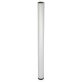 WAGNER Meubelpoot TENO - Ø 60 x 800 mm, staal aluminium anodiale look