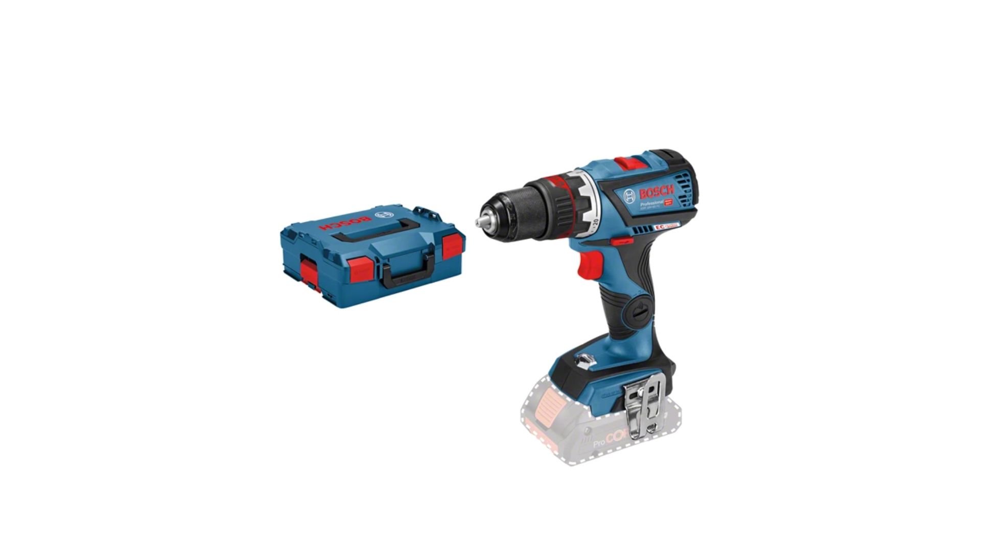 Bosch GSR 18V-60 FC Accu-schroefboormachine - Zwart/Blauw/Rood