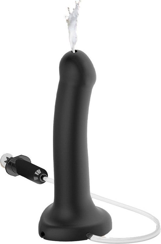Strap-On-Me - Squirting Cum Dildo - Black - Size S