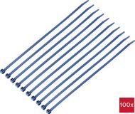 TRU COMPONENTS TC-12533356 Serre-câble 280 mm 4.8 mm Bleu Détectable (métal) 100 pièce(s)
