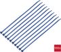 TRU COMPONENTS TC-12533356 Serre-câble 280 mm 4.8 mm Bleu Détectable (métal) 100 pièce(s)