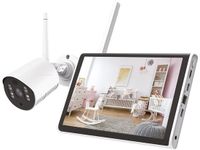 Megasat Beveiligingscamera met draadloze 10 inch monitor - Full-HD - Draadloze camera 3MP met bewegingssensor - Incl. monitor en App - HS 260