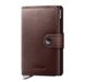 Secrid Miniwallet Dusk Premium, Darkbrown, brun foncé