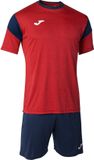 Joma Phoenix Voetbalset Korte Mouw Heren - Rood / Marine | Maat: M