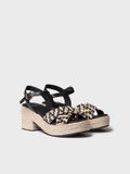 Toni Pons Espadrilles à bout ouvert et talon large pour femmes | Athene
