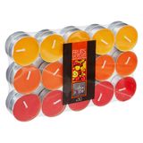 Atmosphera Geurkaars waxine/theelichtjes - 30x - Tropisch fruit - 3,5 branduren