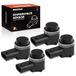 Frankberg 4 x capteur de stationnement 3 broches avant et arrière compatible avec Golf Plus 521 5M1 1.2L-2.0L 2005-2013 P.a.s.s.a.t 3C2 1.4L-3.6L 2005-2010 A4 8K2 B8 1.8L-3.2L 2007-2010 5 Remplacement # 1S0919275